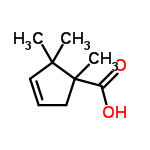 InChI=1/C9H14O2/c1-8(2)5-4-6-9(8,3)7(10)11/h4-5H,6H2,1-3H3,(H,10,11)