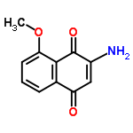 InChI=1/C11H9NO3/c1-15-9-4-2-3-6-8(13)5-7(12)11(14)10(6)9/h2-5H,12H2,1H3