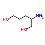 InChI=1/C5H13NO2/c6-5(4-8)2-1-3-7/h5,7-8H,1-4,6H2