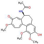 InChI=1/C21H23NO6/c1-11(23)22-15-7-5-12-9-17(25)20(27-3)21(28-4)19(12)13-6-8-18(26-2)16(24)10-14(13)15/h6,8-10,15,25H,5,7H2,1-4H3,(H,22,23)/t15-/m0/s1