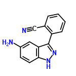 InChI=1/C14H10N4/c15-8-9-3-1-2-4-11(9)14-12-7-10(16)5-6-13(12)17-18-14/h1-7H,16H2,(H,17,18)