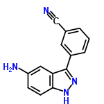 InChI=1/C14H10N4/c15-8-9-2-1-3-10(6-9)14-12-7-11(16)4-5-13(12)17-18-14/h1-7H,16H2,(H,17,18)