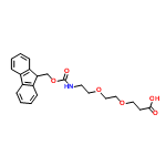 InChI=1/C22H25NO6/c24-21(25)9-11-27-13-14-28-12-10-23-22(26)29-15-20-18-7-3-1-5-16(18)17-6-2-4-8-19(17)20/h1-8,20H,9-15H2,(H,23,26)(H,24,25)