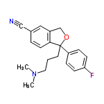 InChI=1/C20H21FN2O/c1-23(2)11-3-10-20(17-5-7-18(21)8-6-17)19-9-4-15(13-22)12-16(19)14-24-20/h4-9,12H,3,10-11,14H2,1-2H3