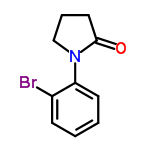 InChI=1/C10H10BrNO/c11-8-4-1-2-5-9(8)12-7-3-6-10(12)13/h1-2,4-5H,3,6-7H2