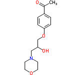 InChI=1/C15H21NO4/c1-12(17)13-2-4-15(5-3-13)20-11-14(18)10-16-6-8-19-9-7-16/h2-5,14,18H,6-11H2,1H3