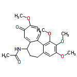 InChI=1/C22H25NO6/c1-12(24)23-16-8-6-13-10-19(27-3)21(28-4)22(29-5)20(13)14-7-9-18(26-2)17(25)11-15(14)16/h7,9-11,16H,6,8H2,1-5H3,(H,23,24)