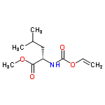 InChI=1/C10H17NO4/c1-5-15-10(13)11-8(6-7(2)3)9(12)14-4/h5,7-8H,1,6H2,2-4H3,(H,11,13)/t8-/m0/s1