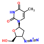 InChI=1/C10H13N5O4/c1-5-3-15(10(18)12-9(5)17)8-2-6(13-14-11)7(4-16)19-8/h3,6-8,16H,2,4H2,1H3,(H,12,17,18)/t6-,7+,8+/m0/s1/i10+2