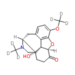 InChI=1/C18H21NO4/c1-19-8-7-17-14-10-3-4-12(22-2)15(14)23-16(17)11(20)5-6-18(17,21)13(19)9-10/h3-4,13,16,21H,5-9H2,1-2H3/t13-,16+,17+,18-/m1/s1/i1D3,2D3