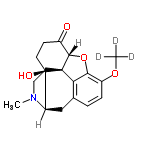 InChI=1/C18H21NO4/c1-19-8-7-17-14-10-3-4-12(22-2)15(14)23-16(17)11(20)5-6-18(17,21)13(19)9-10/h3-4,13,16,21H,5-9H2,1-2H3/t13-,16+,17+,18-/m1/s1/i2D3