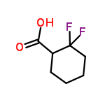 InChI=1/C7H10F2O2/c8-7(9)4-2-1-3-5(7)6(10)11/h5H,1-4H2,(H,10,11)