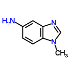 InChI=1/C8H9N3/c1-11-5-10-7-4-6(9)2-3-8(7)11/h2-5H,9H2,1H3