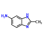 InChI=1/C8H9N3/c1-5-10-7-3-2-6(9)4-8(7)11-5/h2-4H,9H2,1H3,(H,10,11)