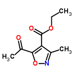 InChI=1/C9H11NO4/c1-4-13-9(12)7-5(2)10-14-8(7)6(3)11/h4H2,1-3H3