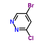 InChI=1/C4H2BrClN2/c5-3-1-4(6)8-7-2-3/h1-2H