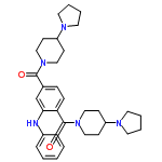 InChI=1/C32H43N5O2/c38-31(36-20-12-27(13-21-36)34-16-4-5-17-34)25-10-11-29(30(24-25)33-26-8-2-1-3-9-26)32(39)37-22-14-28(15-23-37)35-18-6-7-19-35/h1-3,8-11,24,27-28,33H,4-7,12-23H2