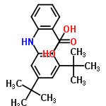 InChI=1/C21H27NO3/c1-20(2,3)13-11-15(21(4,5)6)18(23)17(12-13)22-16-10-8-7-9-14(16)19(24)25/h7-12,22-23H,1-6H3,(H,24,25)