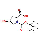 InChI=1/C10H17NO5/c1-10(2,3)16-9(15)11-5-6(12)4-7(11)8(13)14/h6-7,12H,4-5H2,1-3H3,(H,13,14)/t6-,7?/m0/s1