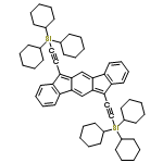 InChI=1/C60H76Si2/c1-7-23-45(24-8-1)61(46-25-9-2-10-26-46,47-27-11-3-12-28-47)41-39-55-51-35-19-21-37-53(51)57-44-60-56(52-36-20-22-38-54(52)58(60)43-59(55)57)40-42-62(48-29-13-4-14-30-48,49-31-15-5-16-32-49)50-33-17-6-18-34-50/h19-22,35-38,43-50H,1-18,23-34H2