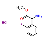 InChI=1/C9H10FNO2.ClH/c1-13-9(12)8(11)6-4-2-3-5-7(6)10;/h2-5,8H,11H2,1H3;1H