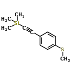 InChI=1/C12H16SSi/c1-13-12-7-5-11(6-8-12)9-10-14(2,3)4/h5-8H,1-4H3