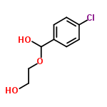 InChI=1/C9H11ClO3/c10-8-3-1-7(2-4-8)9(12)13-6-5-11/h1-4,9,11-12H,5-6H2