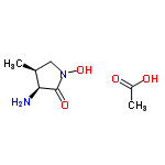 InChI=1/C5H10N2O2.C2H4O2/c1-3-2-7(9)5(8)4(3)6;1-2(3)4/h3-4,9H,2,6H2,1H3;1H3,(H,3,4)/t3-,4-;/m0./s1