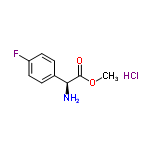 InChI=1/C9H10FNO2.ClH/c1-13-9(12)8(11)6-2-4-7(10)5-3-6;/h2-5,8H,11H2,1H3;1H/t8-;/m0./s1