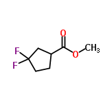 InChI=1/C7H10F2O2/c1-11-6(10)5-2-3-7(8,9)4-5/h5H,2-4H2,1H3