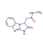 InChI=1/C12H12N4O2/c1-13-10(17)6-9-11(18)15-12-14-7-4-2-3-5-8(7)16(9)12/h2-5,9H,6H2,1H3,(H,13,17)(H,14,15,18)