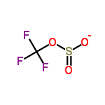 InChI=1/CHF3O3S/c2-1(3,4)7-8(5)6/h(H,5,6)/p-1