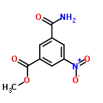 InChI=1/C9H8N2O5/c1-16-9(13)6-2-5(8(10)12)3-7(4-6)11(14)15/h2-4H,1H3,(H2,10,12)