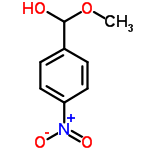 InChI=1/C8H9NO4/c1-13-8(10)6-2-4-7(5-3-6)9(11)12/h2-5,8,10H,1H3