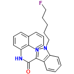 InChI=1/C23H22FN3O/c24-15-6-1-7-16-27-21-14-5-4-12-19(21)22(26-27)23(28)25-20-13-8-10-17-9-2-3-11-18(17)20/h2-5,8-14H,1,6-7,15-16H2,(H,25,28)