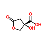 InChI=1/C5H6O5/c6-3-1-5(9,2-10-3)4(7)8/h9H,1-2H2,(H,7,8)/t5-/m0/s1