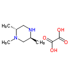 InChI=1/C7H16N2.C2H2O4/c1-6-5-9(3)7(2)4-8-6;3-1(4)2(5)6/h6-8H,4-5H2,1-3H3;(H,3,4)(H,5,6)/t6-,7+;/m0./s1