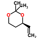 InChI=1/C8H14O2/c1-4-7-5-6-9-8(2,3)10-7/h4,7H,1,5-6H2,2-3H3/t7-/m0/s1