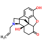 InChI=1/C19H21NO4/c1-2-8-20-9-7-18-15-11-3-4-12(21)16(15)24-17(18)13(22)5-6-19(18,23)14(20)10-11/h2-4,14,17,21,23H,1,5-10H2/t14-,17?,18+,19-/m0/s1