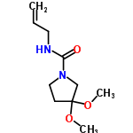 InChI=1/C10H18N2O3/c1-4-6-11-9(13)12-7-5-10(8-12,14-2)15-3/h4H,1,5-8H2,2-3H3,(H,11,13)