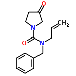 InChI=1/C15H18N2O2/c1-2-9-16(11-13-6-4-3-5-7-13)15(19)17-10-8-14(18)12-17/h2-7H,1,8-12H2