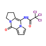 InChI=1/C12H10Cl3N3O2/c13-12(14,15)11(20)16-9-7-3-1-6-18(7)10(19)8-4-2-5-17(8)9/h2,4-5H,1,3,6H2,(H,16,20)