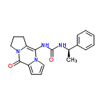 InChI=1/C19H20N4O2/c1-13(14-7-3-2-4-8-14)20-19(25)21-17-15-9-5-12-23(15)18(24)16-10-6-11-22(16)17/h2-4,6-8,10-11,13H,5,9,12H2,1H3,(H2,20,21,25)/t13-/m1/s1