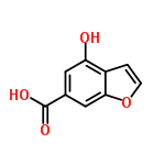 InChI=1/C9H6O4/c10-7-3-5(9(11)12)4-8-6(7)1-2-13-8/h1-4,10H,(H,11,12)