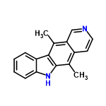 InChI=1/C17H14N2/c1-10-14-9-18-8-7-12(14)11(2)17-16(10)13-5-3-4-6-15(13)19-17/h3-9,19H,1-2H3