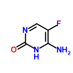 InChI=1/C4H4FN3O/c5-2-1-7-4(9)8-3(2)6/h1H,(H3,6,7,8,9)