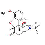 InChI=1/C18H21NO4/c1-19-8-7-17-14-10-3-4-12(22-2)15(14)23-16(17)11(20)5-6-18(17,21)13(19)9-10/h3-4,13,16,21H,5-9H2,1-2H3/t13-,16+,17+,18-/m1/s1/i1D3