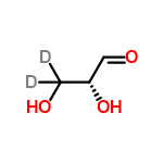 InChI=1/C3H6O3/c4-1-3(6)2-5/h1,3,5-6H,2H2/t3-/m0/s1/i2D2