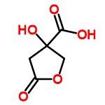 InChI=1/C5H6O5/c6-3-1-5(9,2-10-3)4(7)8/h9H,1-2H2,(H,7,8)