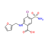 InChI=1/C12H11ClN2O5S/c13-9-5-10(15-6-7-2-1-3-20-7)8(12(16)17)4-11(9)21(14,18)19/h1-5,15H,6H2,(H,16,17)(H2,14,18,19)